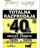 Pošta Slovenije revija Povej naprej – totalna razprodaja obutve