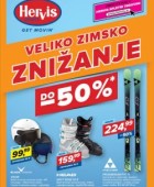 Hervis katalog Veliko zimsko znižanje do 10. 1.