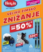 Hervis katalog Veliko zimsko znižanje do 10.1.