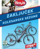 Hervis katalog Zaključek kolesarske sezone