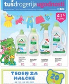 Tuš katalog drogerija Teden za malčke