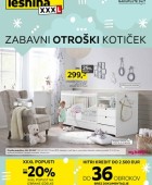 Lesnina katalog Zabavni otroški kotiček maj 2022
