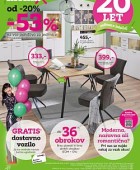 Momax katalog -20% do -53% na pohištvo za jedilnice