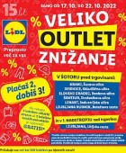 Lidl katalog Veliko Outlet znižanje do 22. 10.