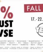 TEDI akcija – 30 % na vse do 22. 10.