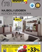 Lesnina katalog Najbolj udoben kotiček