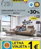 Lesnina katalog Vrhunske blagovne znamke v akciji