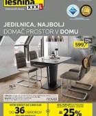 Lesnina katalog Jedilnica, najbolj domač prostor v domu