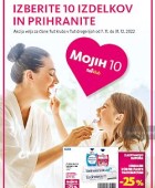 Tuš katalog Mojih 10 drogerije do 31. 12.