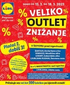 Lidl katalog Veliko Outlet znižanje do 18. 3.