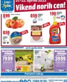 Eurospin sobota norih cen 22. 4.