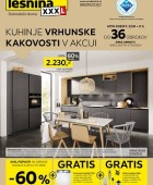 Lesnina katalog Kuhinje v akciji