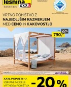 Lesnina katalog Vrtno pohištvo z najboljšim razmerjem med ceno in kakovostjo