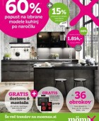 Momax katalog -60% na izbrane modele kuhinj po naročilu