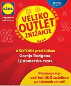 Lidl katalog Veliko Outlet znižanje Gornja Radgona