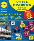Lidl katalog Tivoli velika otvoritev