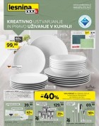 Lesnina katalog Kreativno ustvarjanje in pravo uživanje v kuhinji