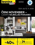 Lesnina katalog Črni november – ujemite najboljšo ponudbo