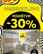 Dipo katalog Presenetljivo pohištvo do -30%