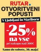 Rutar katalog Otvoritveni popusti