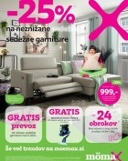 Momax katalog -25% na neznižane sedežne garniture
