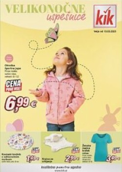 KIK katalog Velikonočne uspešnice od 13. 3.