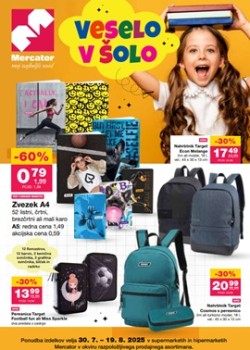 Mercator katalog Veselo v šolo
