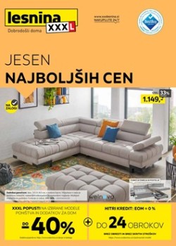 Lesnina katalog Jesen najboljših cen do 20.10.