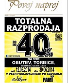 Pošta Slovenije revija Povej naprej – totalna razprodaja obutve