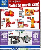 Eurospin akcija Sobota norih cen 31. 7.