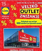 Lidl katalog Veliko Outlet znižanje Ljubljana
