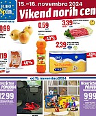 Eurospin vikend norih cen do 16.11. Eurospin vikend norih cen do 16.11.