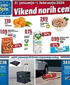 Eurospin vikend norih cen do 1.2. Eurospin vikend norih cen do 1.2.