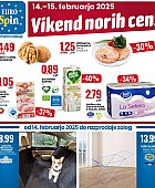 Eurospin vikend norih cen do 15.2. Eurospin vikend norih cen do 15.2.
