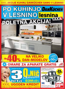 Lesnina katalog DanKuchen kuhinj
