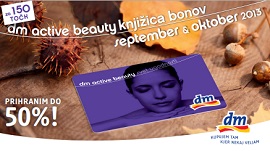 DM Active beauty knjižica bonov september, oktober