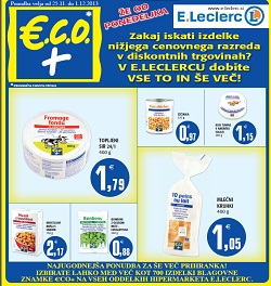E Leclerc katalog E.C.O velja do 1.12.2013