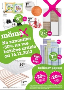 Momax katalog Božičkov popust do 31.12.2013