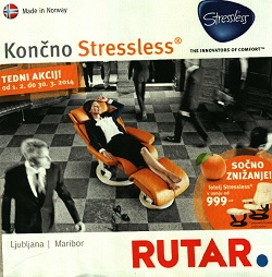 Rutar katalog Končno Stressless Tedni akcij