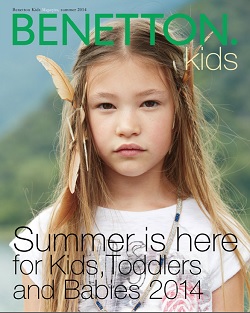 Benetton katalog otroci poletje 2014