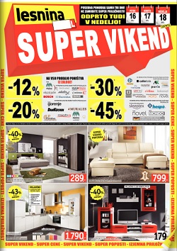 Lesnina katalog Super vikend do 18. 5.