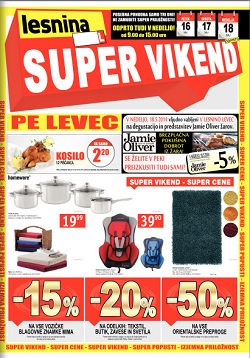 Lesnina katalog Super vikend v centru Levec do 18. 5.