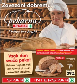 Spar in Interspar katalog pekarna od 28. 5.