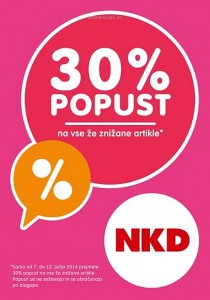 NKD 30 % popust