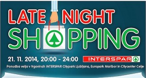 Interspar Late Night Shopping – do 60 % popust 21. 11.