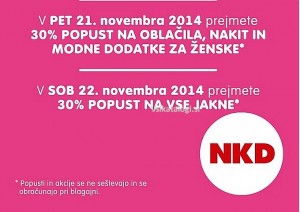 NKD vikend akcija do 22.11.
