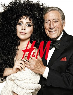 H&M katalog Magični prazniki s Tony Bennett in Lady Gaga