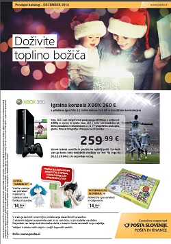 Pošta Slovenije katalog december 2014