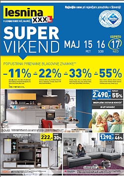 Lesnina katalog Super vikend do 17. 5.