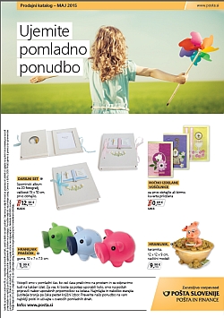 Pošta Slovenije katalog maj 2015